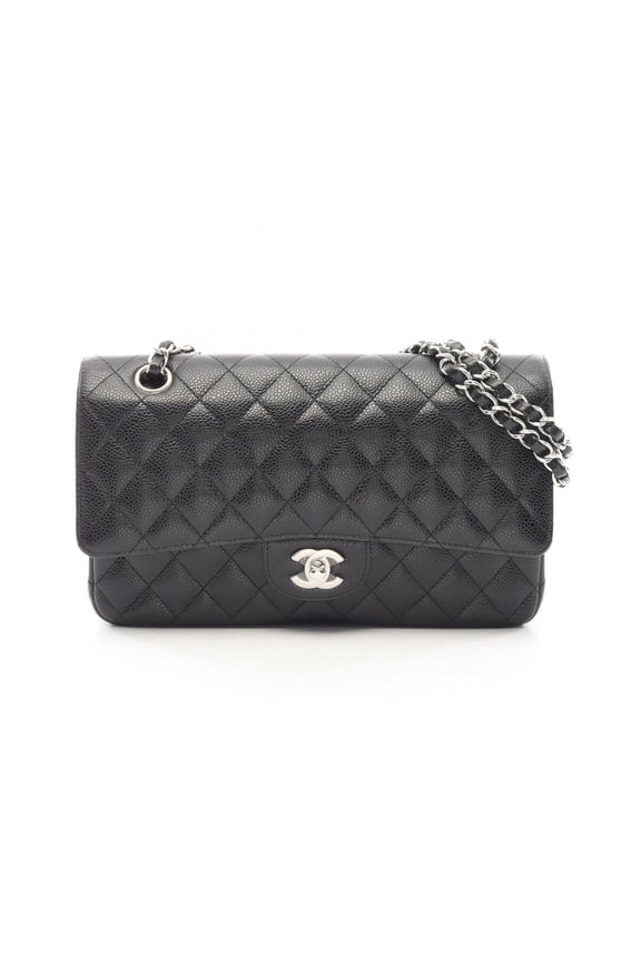 Pre-Owned Chanel Matelass Double Flap Shoulder Bag/Handbag, Caviar Leather (Grained...