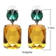 thumbnail image 4 of Pendientes colgantes geométricos con forma de gota de agua de cristal de alta calidad 2023 R,5 azul AB, 4 of 5