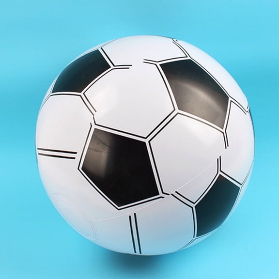 Inflatable Football Beach Ball For Pool, Water Games Summer Fun 30Cm Pvc, Lightweight And Durable Design
