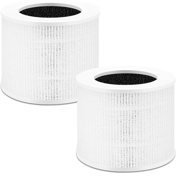 Core Mini Replacement Filter Compatible with LEVOIT Core Mini/Core Mini-P Air Purifier, Featuring 3-Layer High-Efficiency Filtration, Replaces Core Mini-RF Filter, 2 PACK