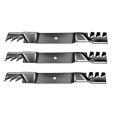 (3) Toothed Mulching Mower Blades for Scag Zero Turn 61
