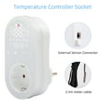 thumbnail image 2 of Mistaha WiFi Digital Thermostat Outlet Plug 16A Outlet Tuya App Voice Control Socket Temperature Controller, 2 of 8