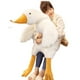 thumbnail image 3 of Muñeco de peluche de ganso blanco grande 50cm, 3 of 5