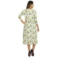 thumbnail image 4 of Phagun Women Summer Midi Dress Casual Loose Pockets Dress Scoop Neck Dresses, 4 of 7