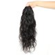 thumbnail image 5 of Extensiones de cola de caballo con Clip de garra, postizo ondulado de 12 ", cola de caballo corta de una pieza para mujeres, cabello humano ondulado negro Natural, 5 of 5