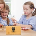 thumbnail image 3 of Miangastore Vintage Treasure Storage Box Piggy Bank Organizer Saving Box Holder Case with Lock, 3 of 8