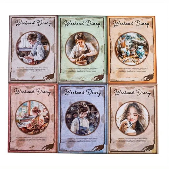 Vintage Scrapbook Paper Aesthetic Decorative Craft Material Paper for Junk Journals Planner Scrapbook Card Making Decorative Gifts, 180 Sheets