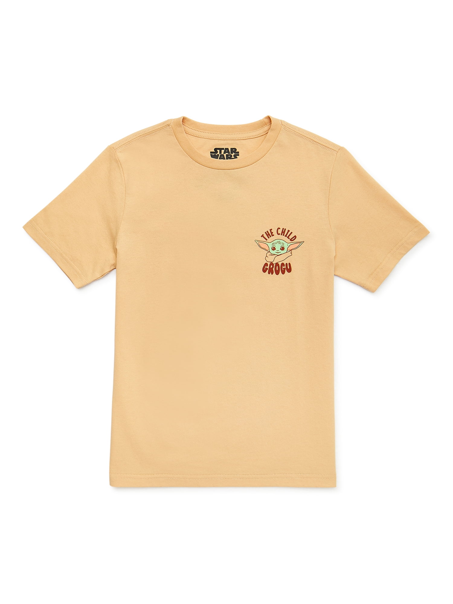 Grogu Boys The Child T-Shirt with Short Sleeves, Sizes 4-18