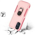 thumbnail image 6 of For Apple iPhone 15 Plus (6.7") Heavy Duty Hybrid Rugged 2in1 Shockproof Protective with Magnetic Ring Stand Holder Phone Case Cover by Xpression - Pink, 6 of 9