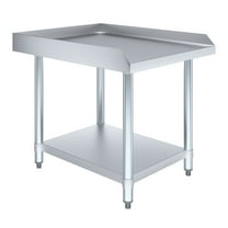AmGood 30" x 24" Stainless Steel Equipment Stand | Height: 24" | Commercial Heavy Duty Grill Table