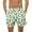 White, variant on LYEAA Men Swim Trunks Short Elastic Waist Summer Beach Big Men's Shorts Hawaiian Pineapple Printed Drawstring Surf Board Shorts Casual Athletic Trendy Comfortable Swimsuit with Pockets White L