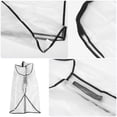 thumbnail image 3 of OULII Golf Bag Rainproof Cover Transparent Plastic and Nylon Material for Outdoor Use, 3 of 8