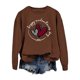 thumbnail image 3 of Gibobby Sudaderas con cremallera Sudadera con capucha de manga larga con estampado de amor para el día de San Valentín informal a la moda para mujer (Café, L), 3 of 4