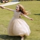 thumbnail image 4 of Vestido de noche para niña con lazo grande sin espalda, vestido de gasa esponjosa para niña, vestido de princesa, vestido de niña de las flores para boda, 4 of 6
