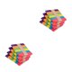 thumbnail image 2 of sweethay 100 Uds. De palos de coloridos modelo de construcción artesanal DIY palos de multicolores 93x10x2mm 2Conjunto, 2 of 6