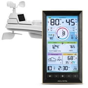 AcuRite Iris (5-in-1) Weather Station with Vertical Color Display for Indoor/Outdoor Temperature and Humidity, Wind Speed and Direction, and Rainfall with Built-in Barometer (01539MCB)
