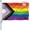 Progress Flag 5x8 Double Sided, variant on Progressive Pride Rainbow Flag Double sided Heavy duty Polyester Fiber, Bright LGBTQ Gay and Bisexual Pride Flag, Outdoor Anti Fading Decoration 