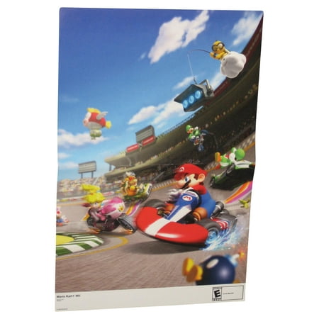Nintendo Power Super Mario Kart Wii Double Sided Poster -