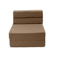 thumbnail image 2 of Sofá Cama Plegable - Individual - Marrón Claro- MEMORY FOAM HOME SOFA CAMA COZY, 2 of 10