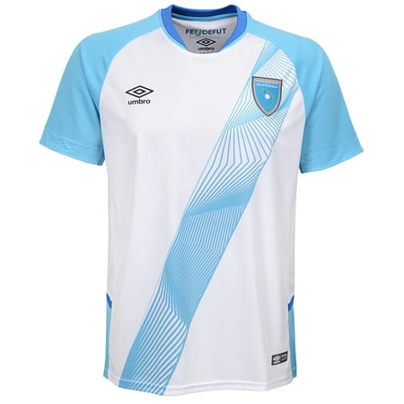 Umbro Men's Guatemala National Team 2019 Home Stadium Jersey, White X-Large