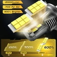 thumbnail image 2 of LOUVEROLA 2 Pack 9003 LED Headlight Bulbs, 20000 Lumen 600% Super Brighter H4 HB2 7535 Led Lights Halogen Replacement with Fan, 6500K Cool White, Plug and Play, 2 of 8