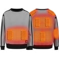 thumbnail image 2 of Electric Heated Jacket Clothes Color Matching Top USB Electric Heating, 2 of 6