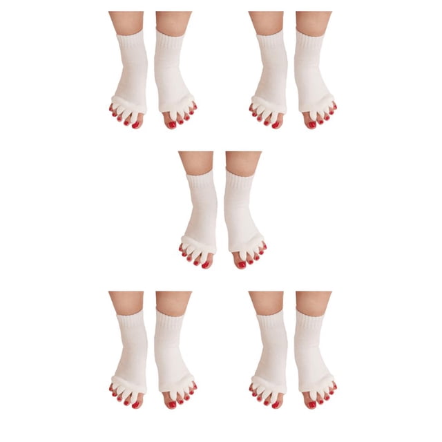 Eigraketly Calcetines de cinco dedos para corregir la postura, Corrector de juanete para evitar infecciones cruzadas Type8 NO8 Eigraketly CBP096068