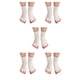 thumbnail image 3 of Greeniant 1 Pair 5 Toe Socks Overlapping Color Comfortable Breathable Dressing Solid Separation Relaxing Hosiery Type2 NO2 Greeniant CBP096068, 3 of 4