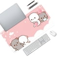 thumbnail image 2 of Cute Desk Mat Kawaii Mousepad Anime Aesthetics Desk Pad XXL Cute Checke and Mouse Pad Computer Keyboard Mat Office Desk Pad Protector .;X.;, 2 of 7