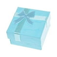 thumbnail image 3 of Earrings Ring Jewellery Square Bowknot Package Gift Case Boxes Cardboard Jewelry Box J8A3, 3 of 9