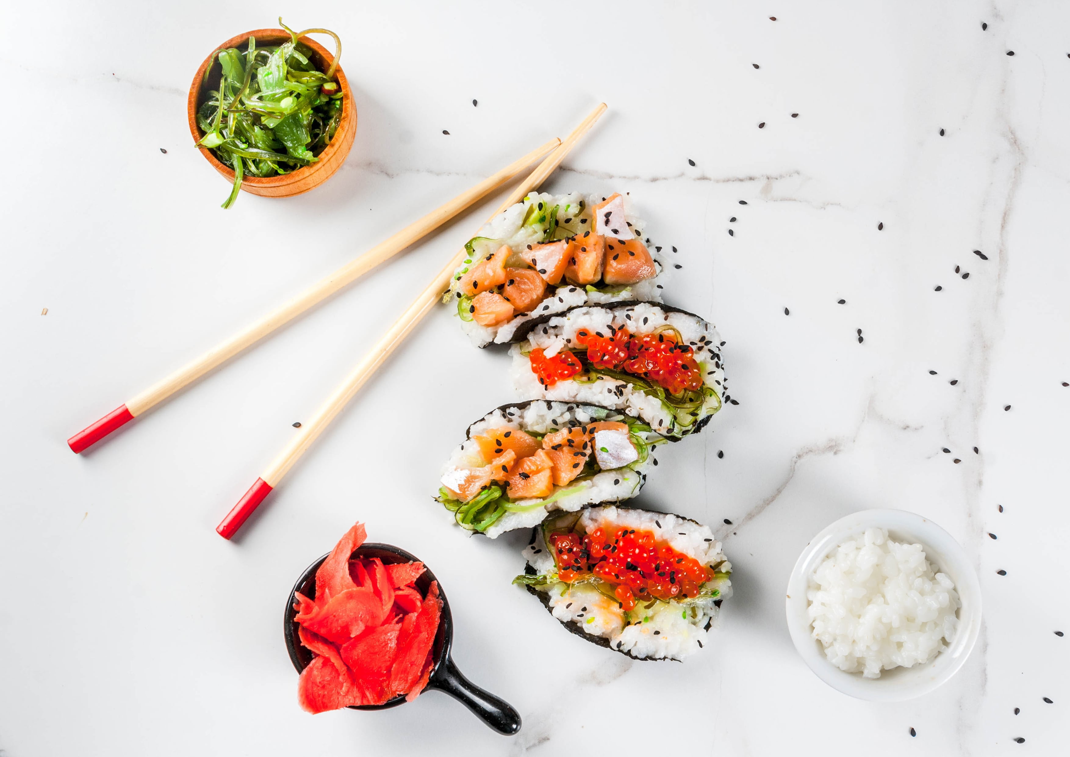 Organic Short Grain White Sushi Rice, 5 Pounds — Non-GMO, Kosher, Raw, Vegan — by Food to Live