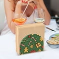 thumbnail image 3 of Yayeee Napkin Holder for Table Set of 2 Kitchen Paper Tissue Organization, Yellow Christmas Gingerbread, 3 of 8