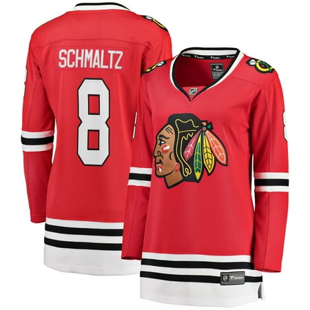 Nick Schmaltz Chicago Blackhawks Fanatics Branded Women's Breakaway Player Jersey -