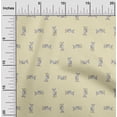 thumbnail image 2 of oneOone Polyester Spandex Light Yellow Fabric Animal Sewing Craft Projects Fabric Prints By Yard 56 Inch Wide, 2 of 5