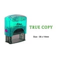 thumbnail image 1 of PrintValue True Copy Office Self Inking Rubber Stamp-Shiny S-842-Green Ink, 1 of 1