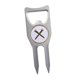 thumbnail image 3 of Golf Divot Tool Golf Divot Repair Tool Herramienta magnética Divot con marcador de pelota Golf argén, 3 of 8