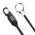 thumbnail image 3 of ANGGREK Bicycle Combination Lock,Bicycle Combination Lock Anti‑theft Security Helmet Lock Portable PVC Wrapped Steel Cable,Bike Helmet Lock, 3 of 8