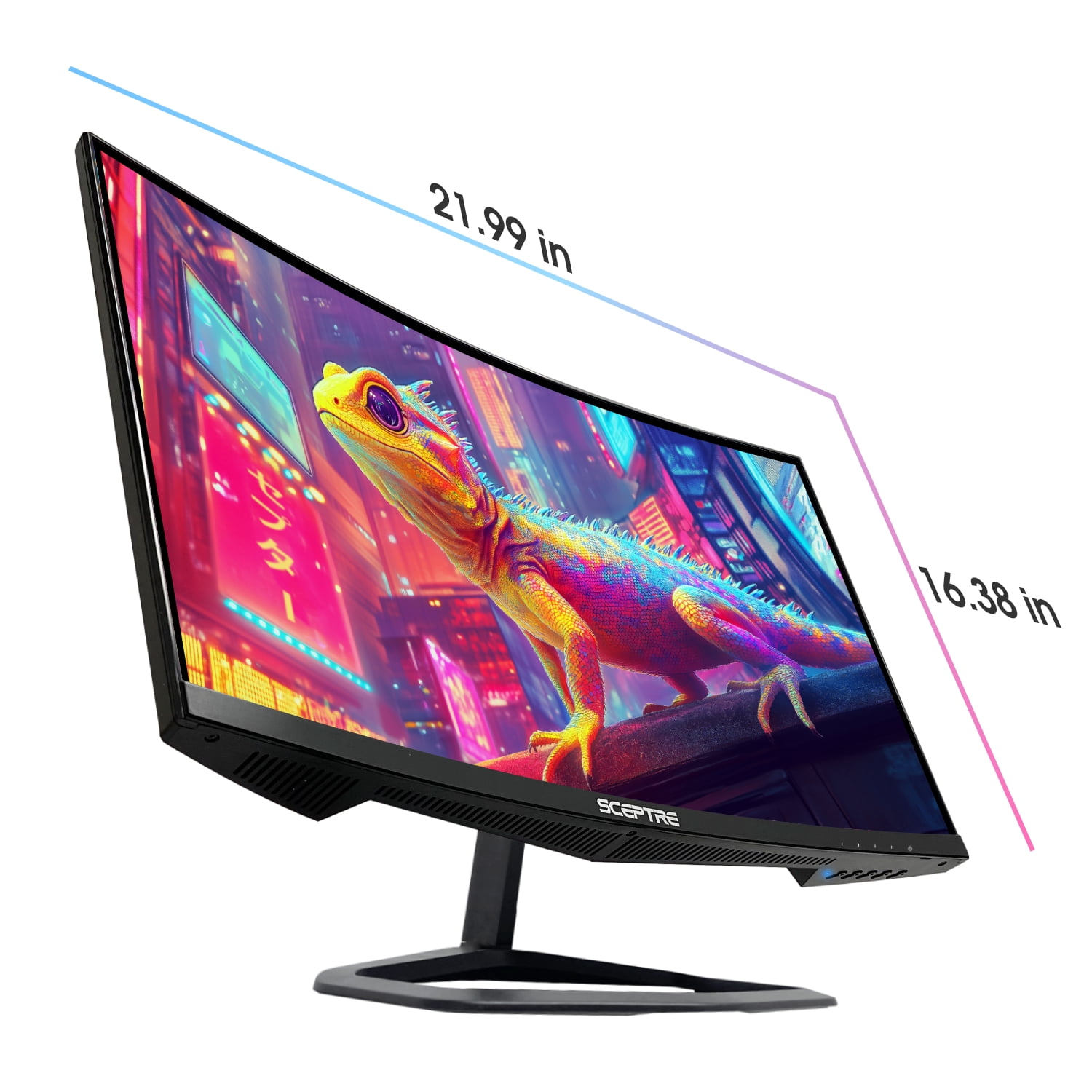 Sceptre New Curved 25-inch Gaming Monitor 240Hz 1500R HDMI x2 DP x2 Build-in Speakers 2025