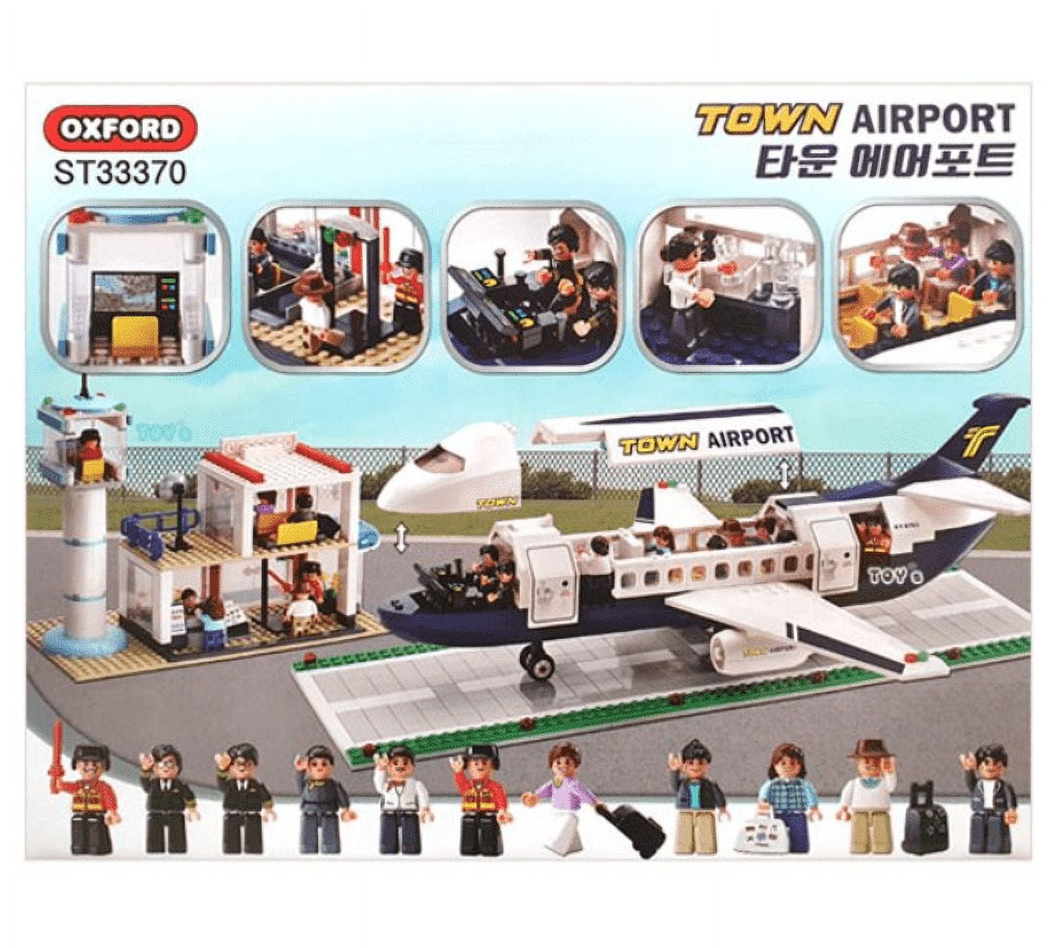 Oxford Building Block Set ST33370 Town Airport - Walmart.com Oxford Building Block Set ST33370 Town Airport - Walmart.com