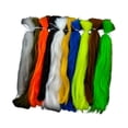 thumbnail image 2 of 10x que atando el hilo de hilo de hilo señuelo haciendo suministros de diy suministros de fibra sintética alambre de pesca con mosca larga para carpa, 2 of 8