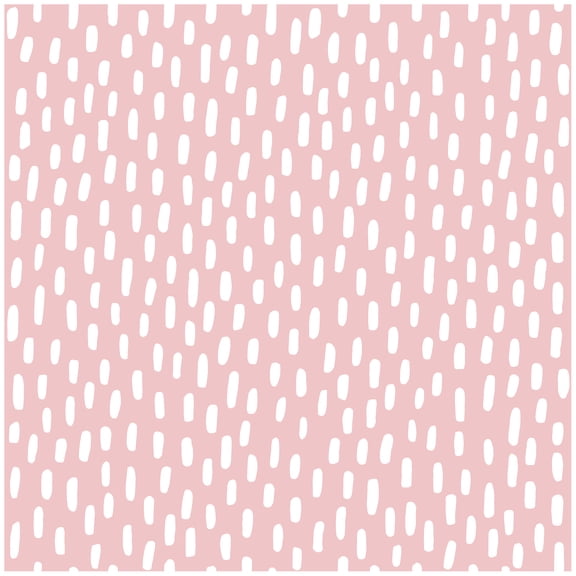 HAOKHOME Pink Peel and Stick Wallpaper Boho Dots Abstract Removable Wall Paper 17.3in x 118in