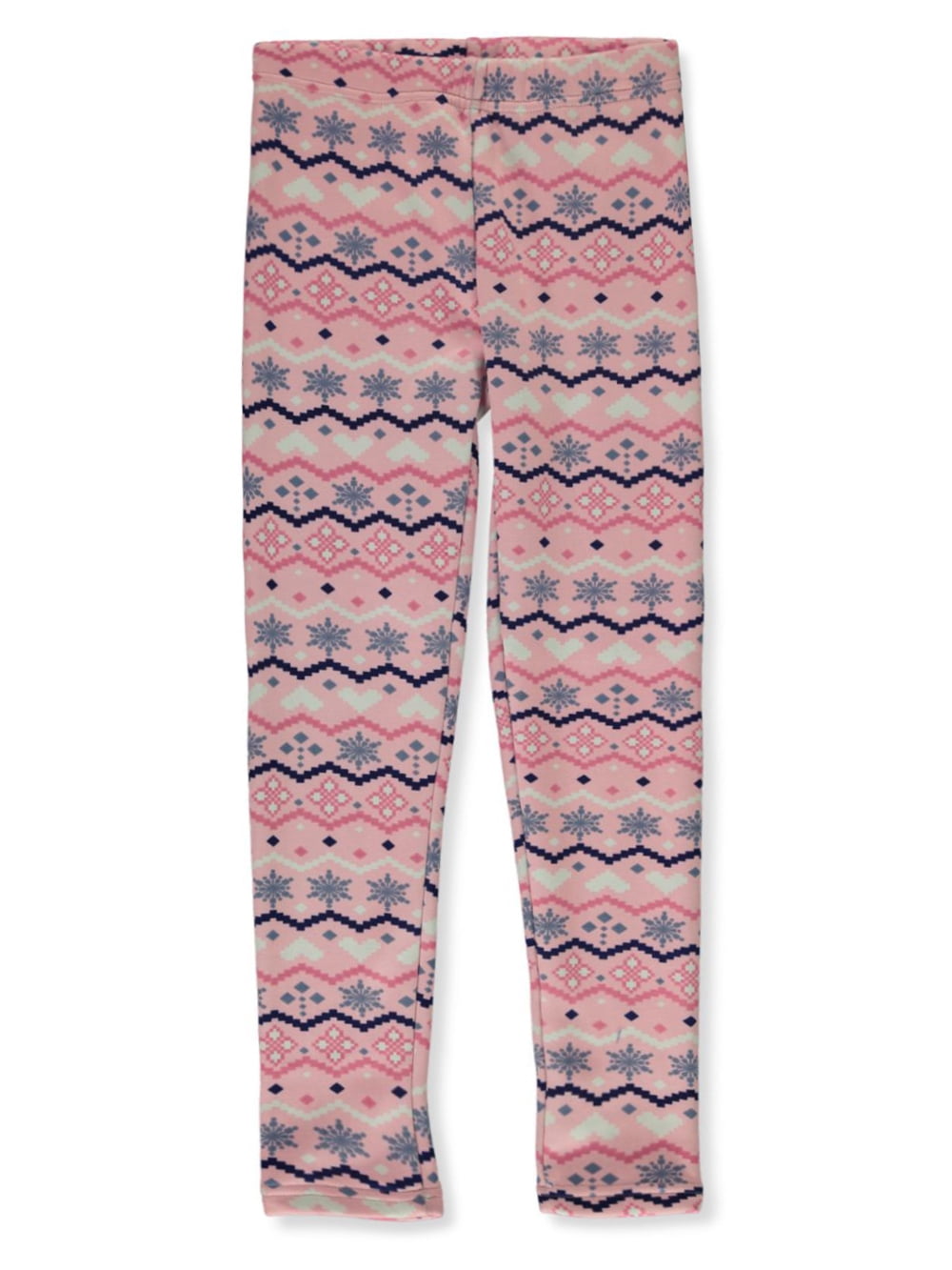 Star Ride Girls Geo Boho Fleece Leggings pink, 6x (Little Girls