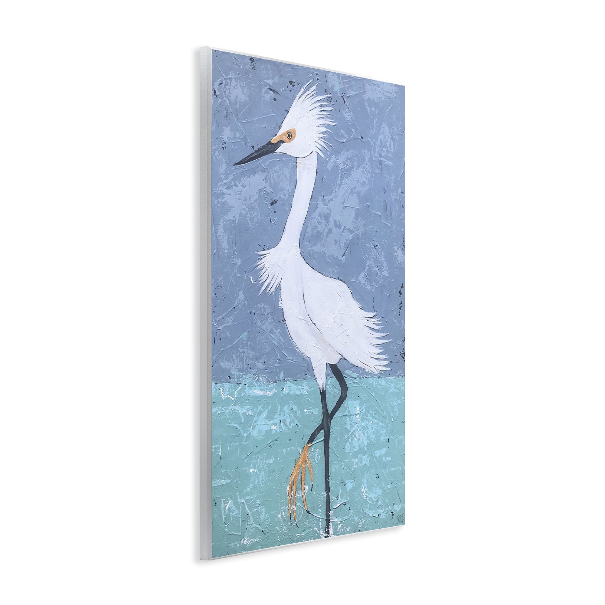 Stupell Industries Sea Bird Stepping Animals & Insects Painting Unframed Art Print Wall Art, 13 x 19