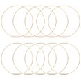 thumbnail image 2 of Aros florales de metal dorado Timcorr 13 pulgadas, 2 of 6