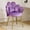 Purple, variant on RONG-3  Chair with Back,Flower Cute Girls Desk Chair Comfy No Wheels,Modern Dining Chair,Small Accent Chair with Adustable Gold Legs&Bow Pillow for Home Office,Bedroom,Purple