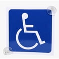 thumbnail image 1 of Letrero Discapacitado Stamp it Color Blanco y Azul 17x17x1cm, 1 of 3