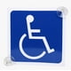 thumbnail image 1 of Letrero Discapacitado Stamp it Color Blanco y Azul 17x17x1cm, 1 of 3