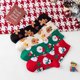 thumbnail image 3 of Calcetines navideños Qarigey 3 pares muñecos de nieve Colores surtidos para mujer, 3 of 6