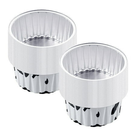 Ongmies Bakeware Clearance 50Pcs Reusable Round Aluminum Foil Tin Cups Aluminum Foil for Air Fryer Kitchen on Sale B