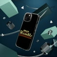 thumbnail image 4 of DistinctInk Clear Hybrid Case for Apple iPhone 13 Pro Max (6.7" Screen) - Stay Humble - Slim Profile Design, 4 of 9